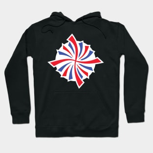 Uk flag super spiral Hoodie